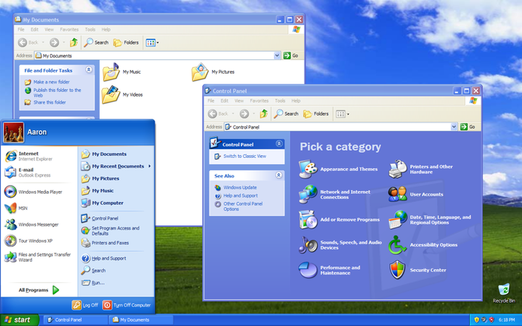 Windows XP (2001) : Windows XP vraiment combinée maison et d'affaires les efforts de Microsoft. Windows XP a été conçu pour les ordinateurs clients et serveurs au sein des entreprises. Basé sur Windows NT, il a été conçu pour être sécurisé avec une protection nouveau fichier, un cache de DLL, et la prise de matériel et de jeu.